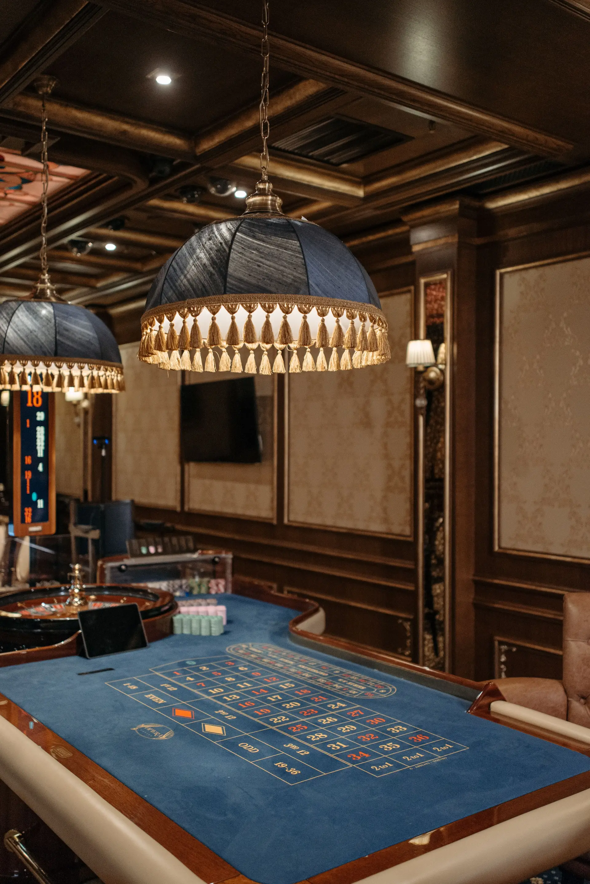 Stämningsfull casinomiljö